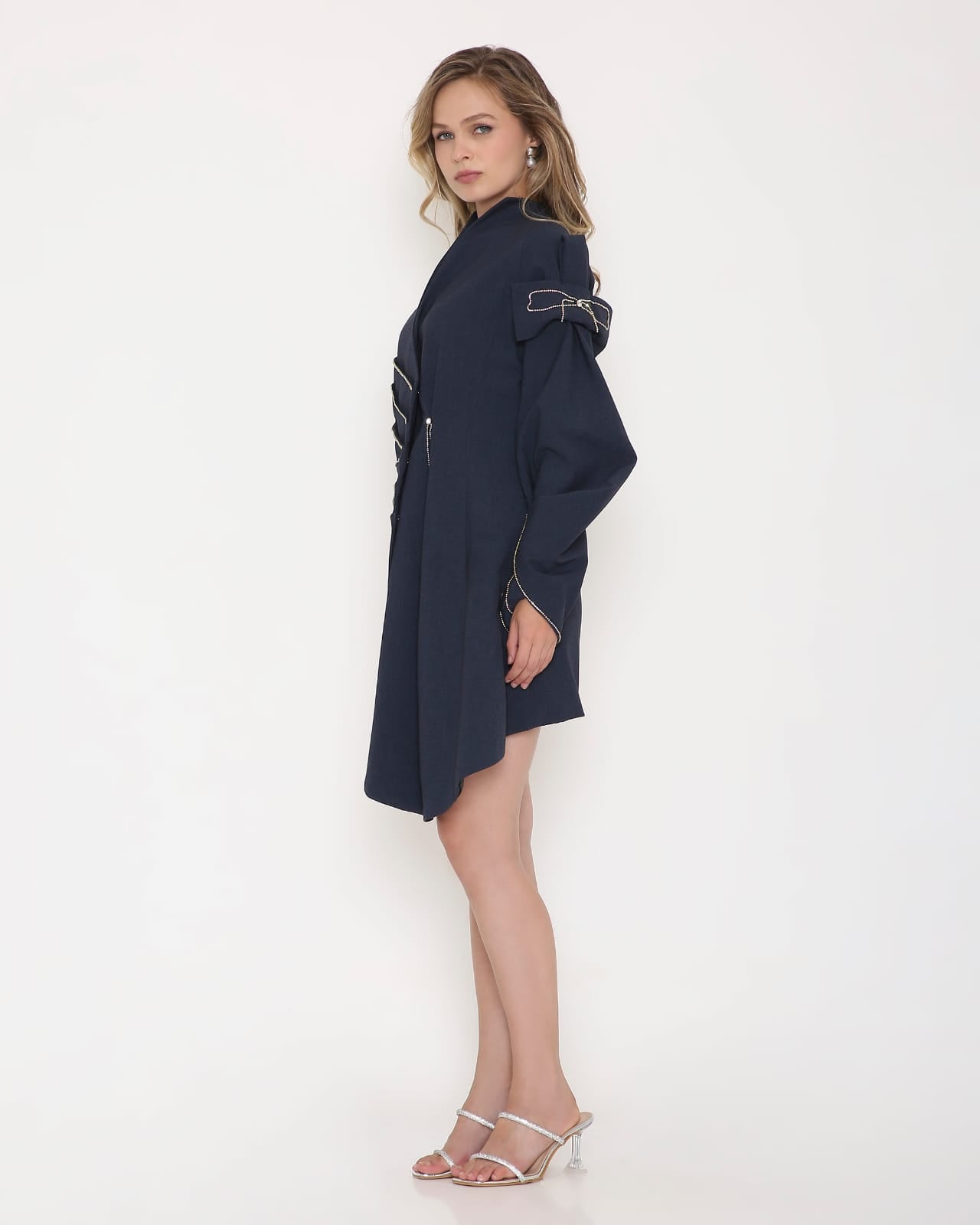 Navy Designer Dress