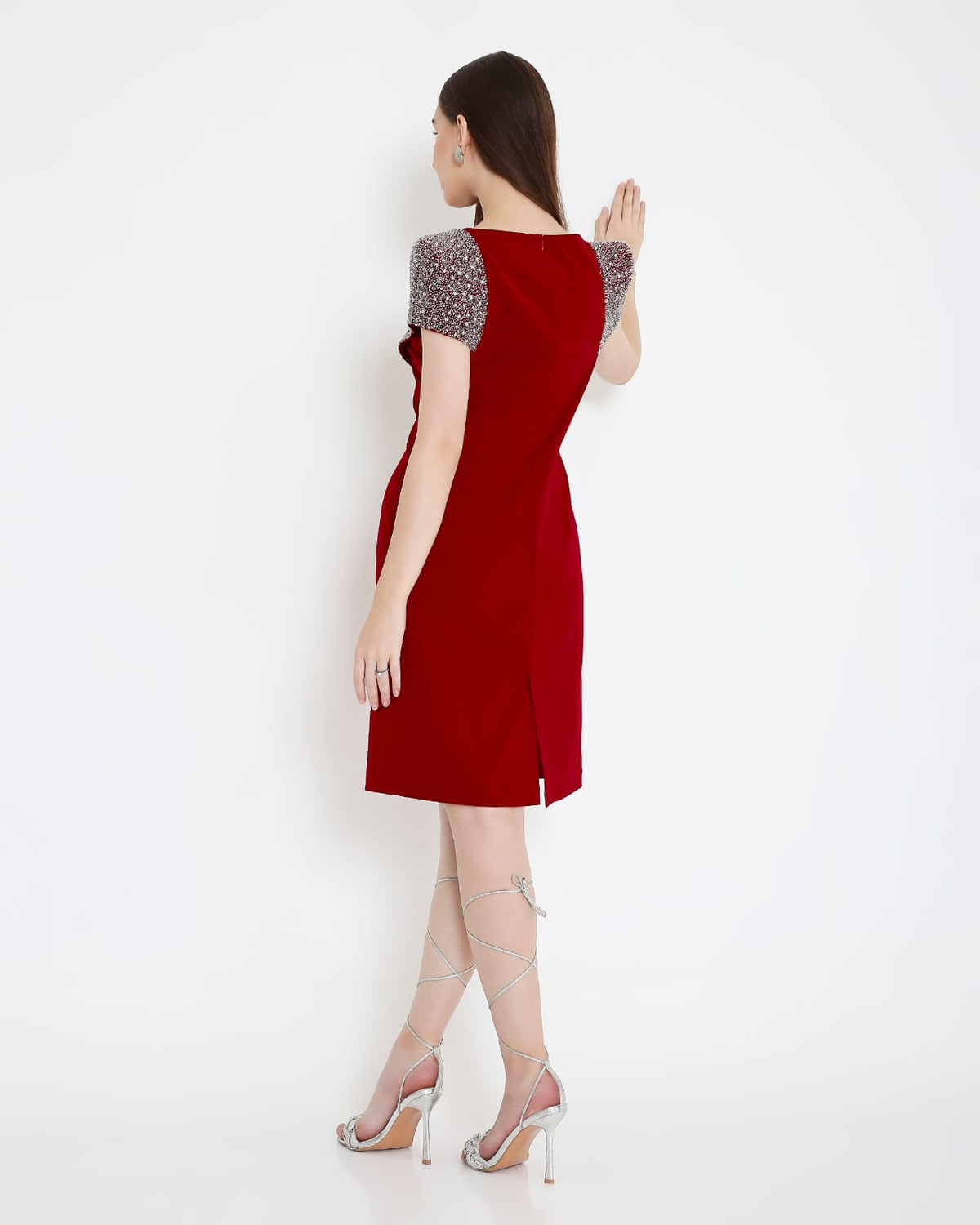Maroon Bodycon Dress