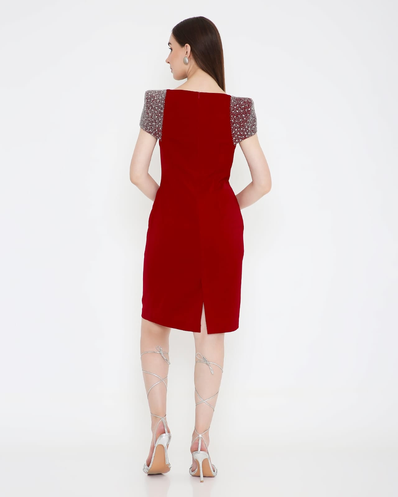 Maroon Bodycon Dress