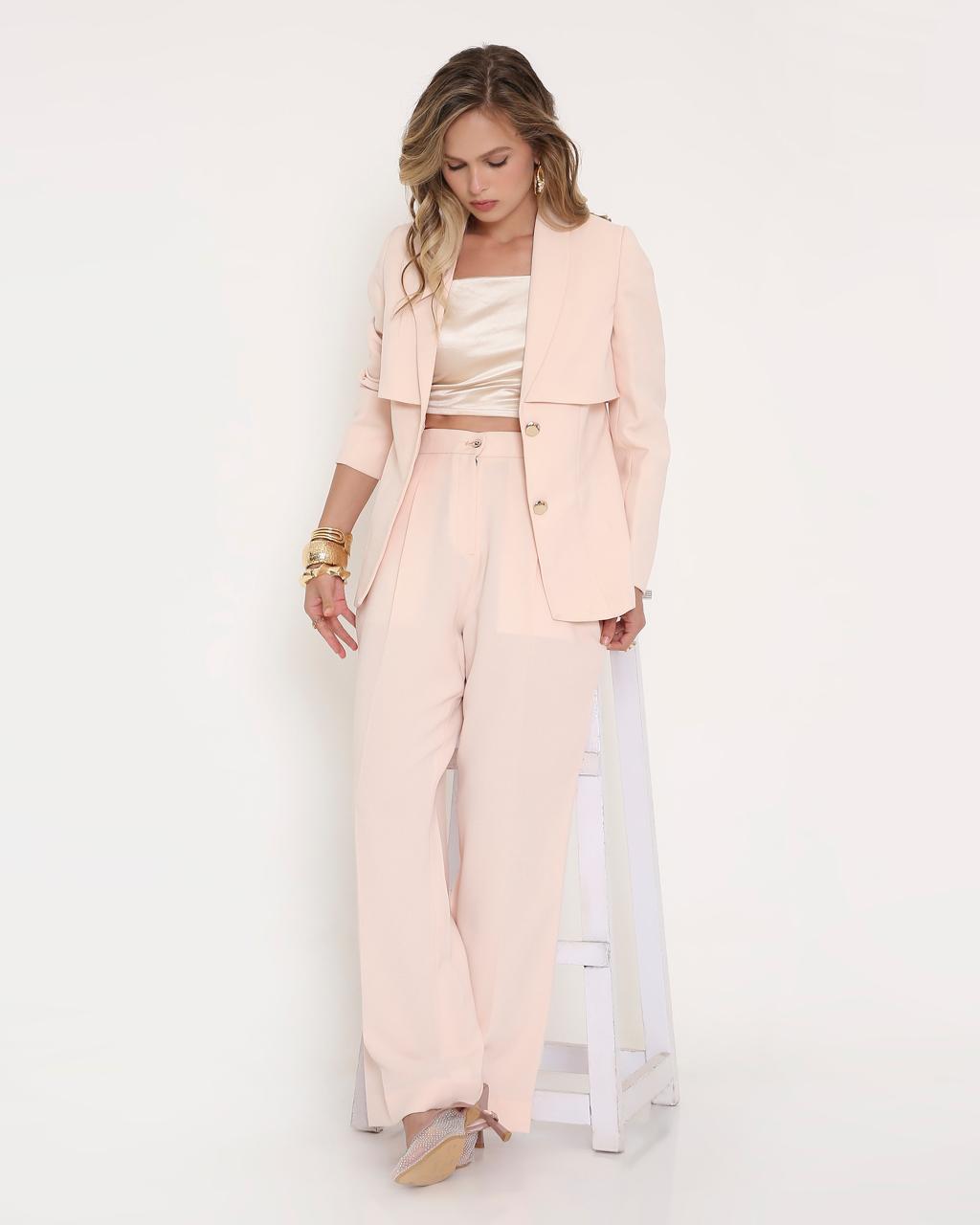 Blush Luxe Blazer Set