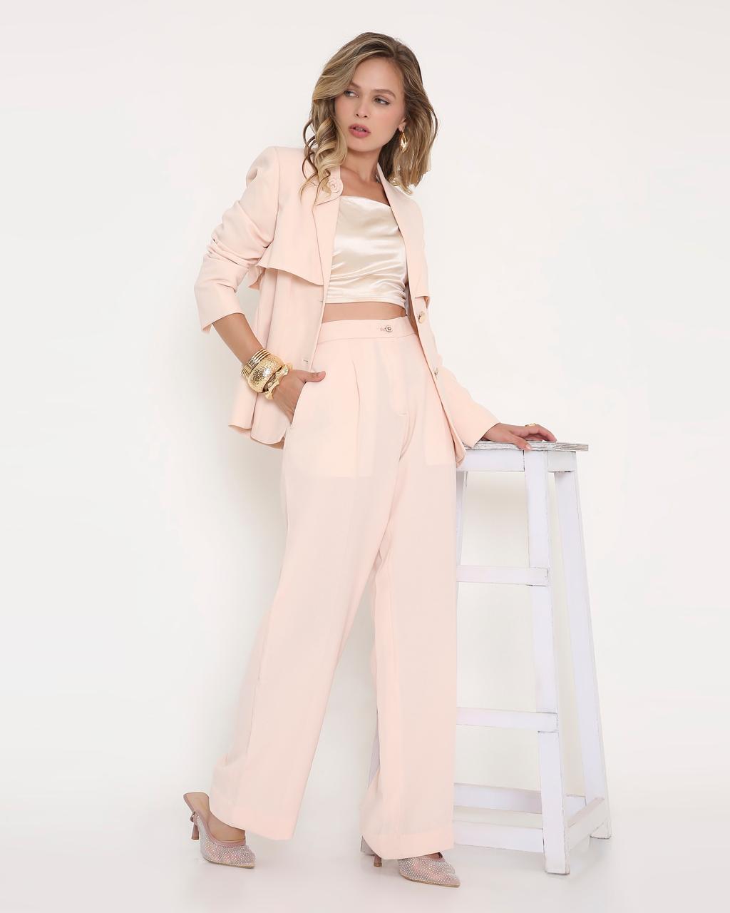 Blush Luxe Blazer Set